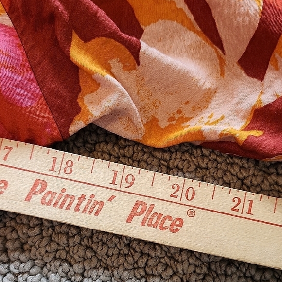 Cozy Co. Long-Sleeved Flowered Feminine V-Neck Dress Flouncy Women's Small - Picture 8 of 9